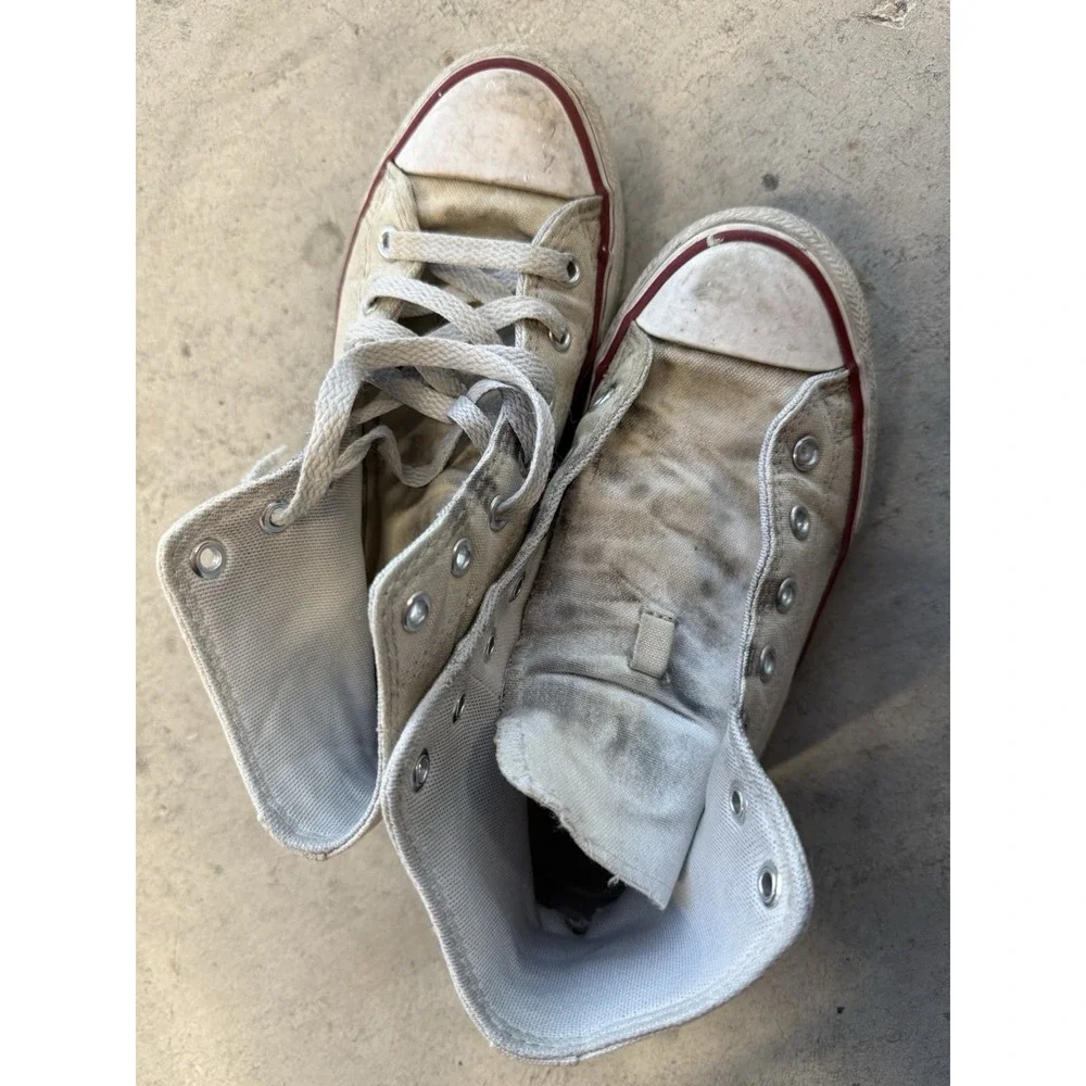 Converse Chuck Taylor All Star Men's High Top Canvas Lace-Up Sneakers White